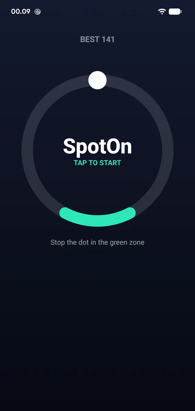 The rule is on the screen, and the record sits at the top.